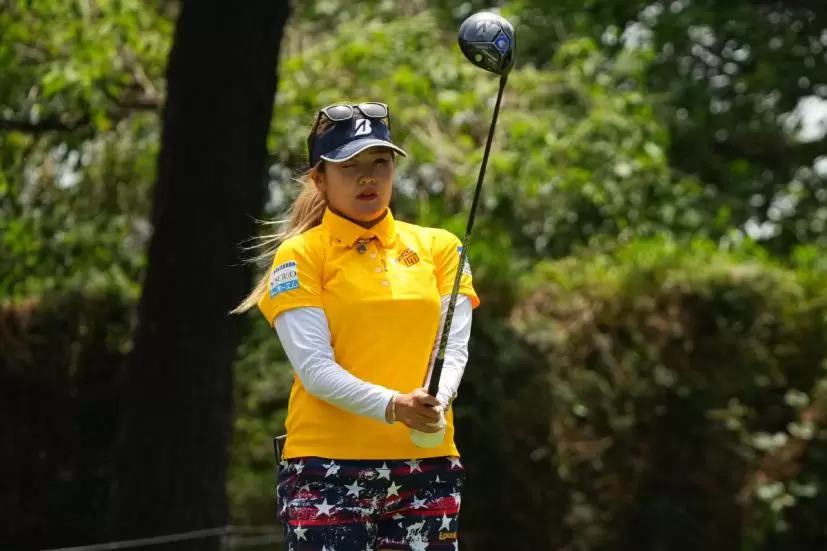 桑木志帆のドライバースイング