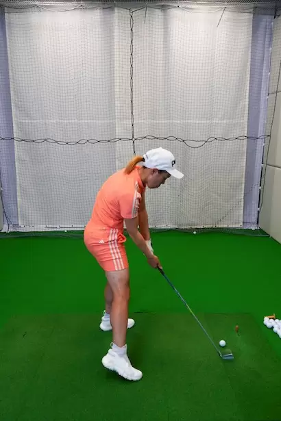 神田美優,アイアン,試打