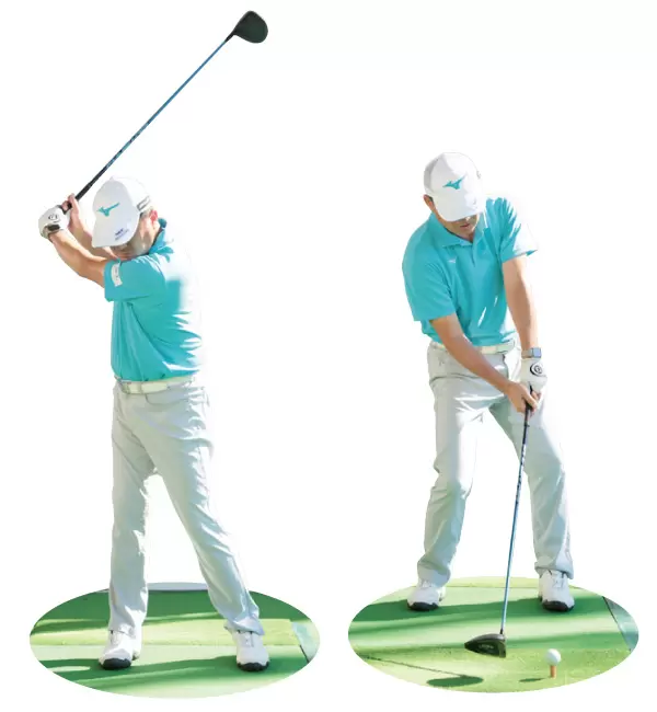 牛島祐之さん,スイング