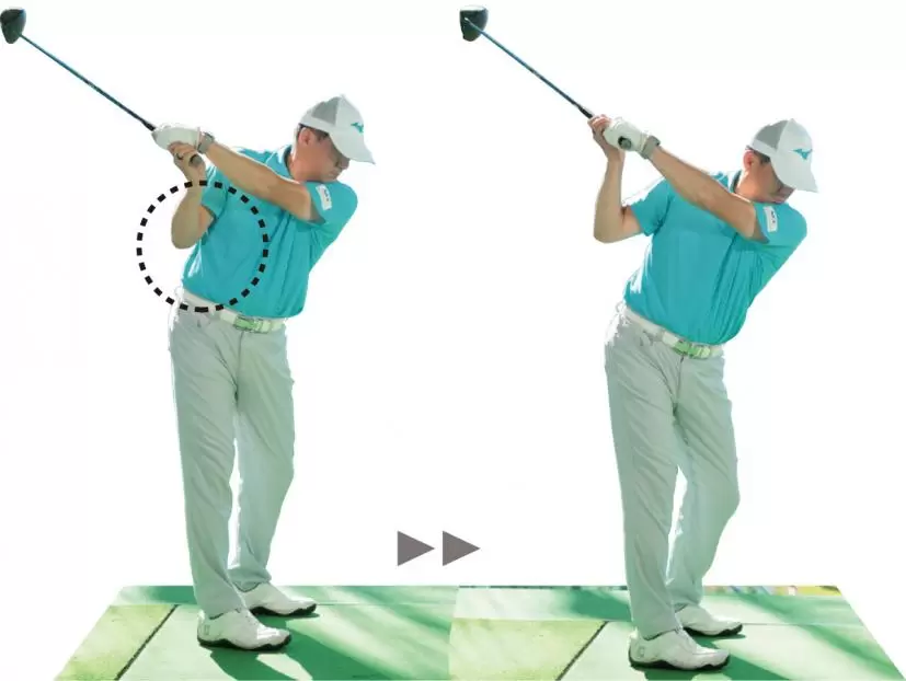 クロスハンド素振り