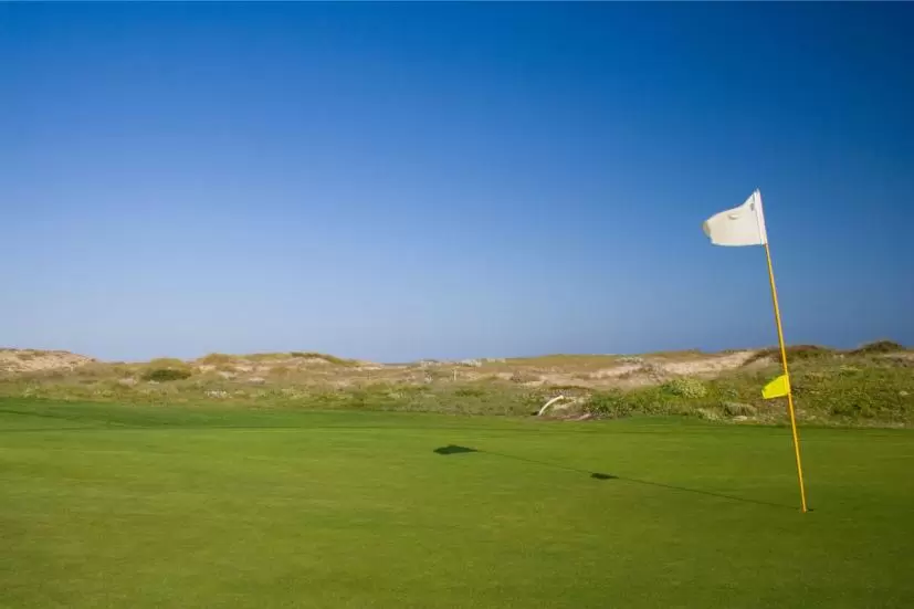 強風時のゴルフ