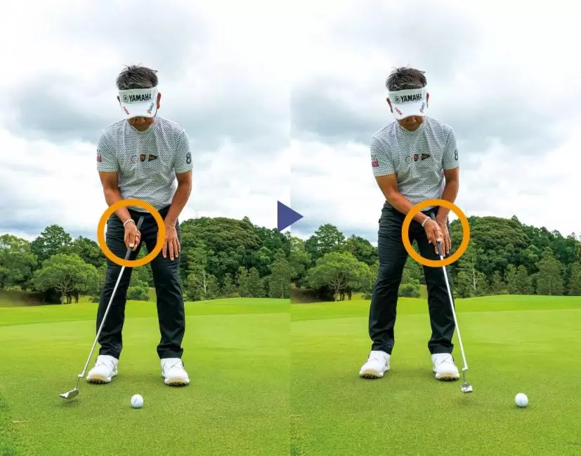 藤田寛之,グリップ