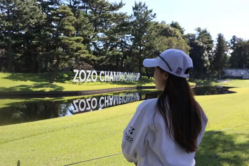 観戦,ゴルフ女子,ゾゾチャン
