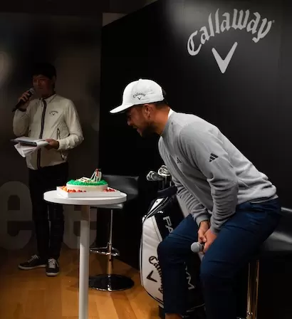 ザンダー・シャウフェレ,キャロウェイゴルフ,バースデーケーキ