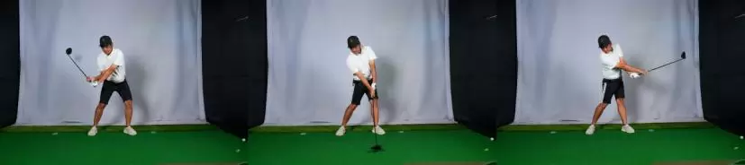 田渕信行,スイング