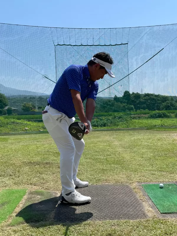 重田プロ,スイング