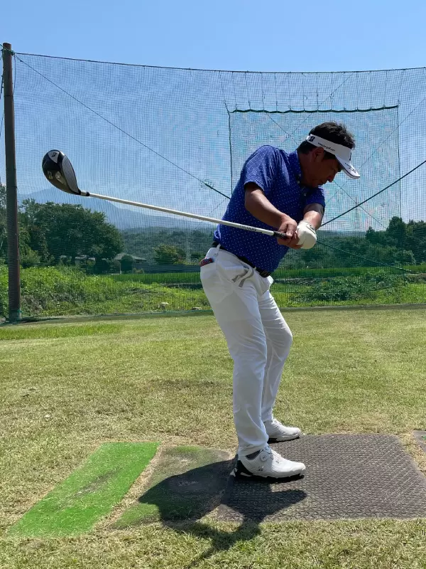 重田プロ,スイング