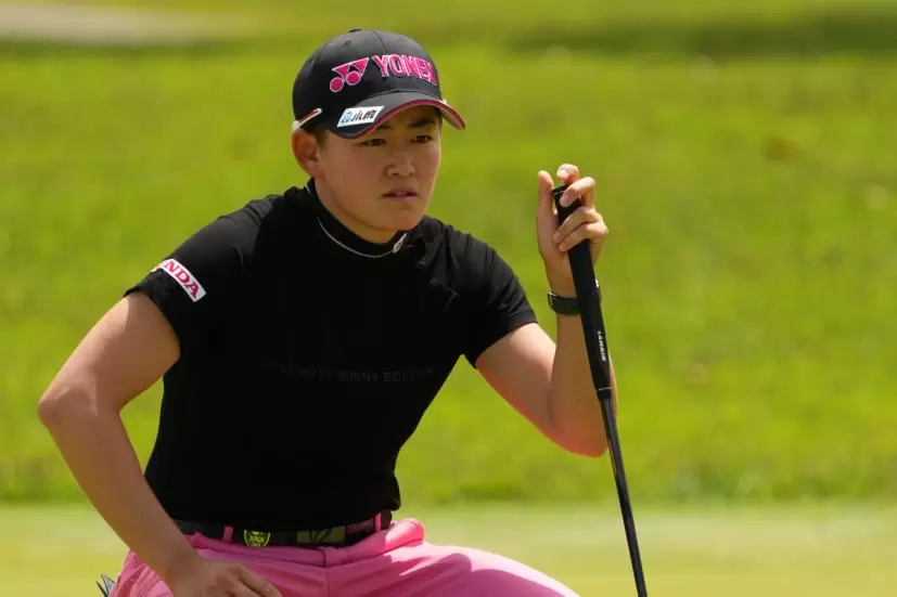 岩井明愛のパッティングストローク