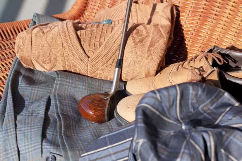 服,ゴルフクラブ