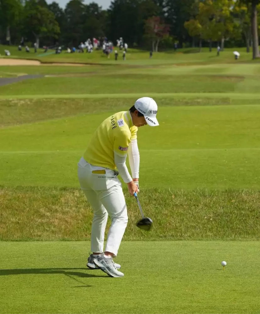 植竹希望のドライバースイング