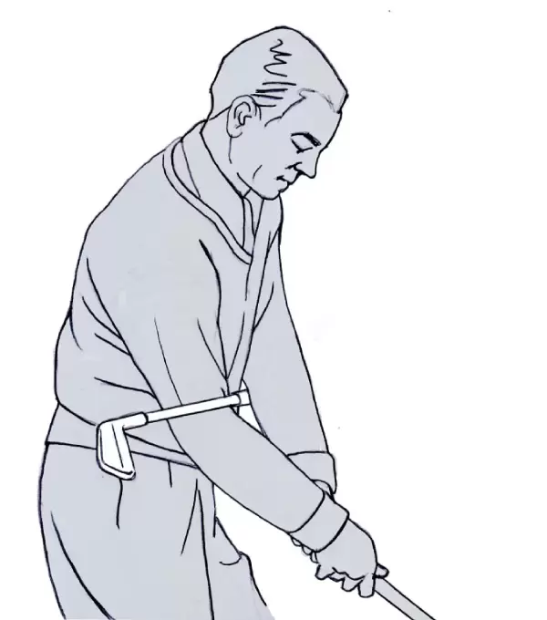 ゴルフ,アドレス,イラスト