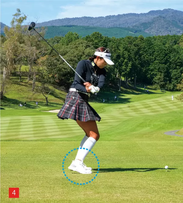 原 英莉花ダウンスイング