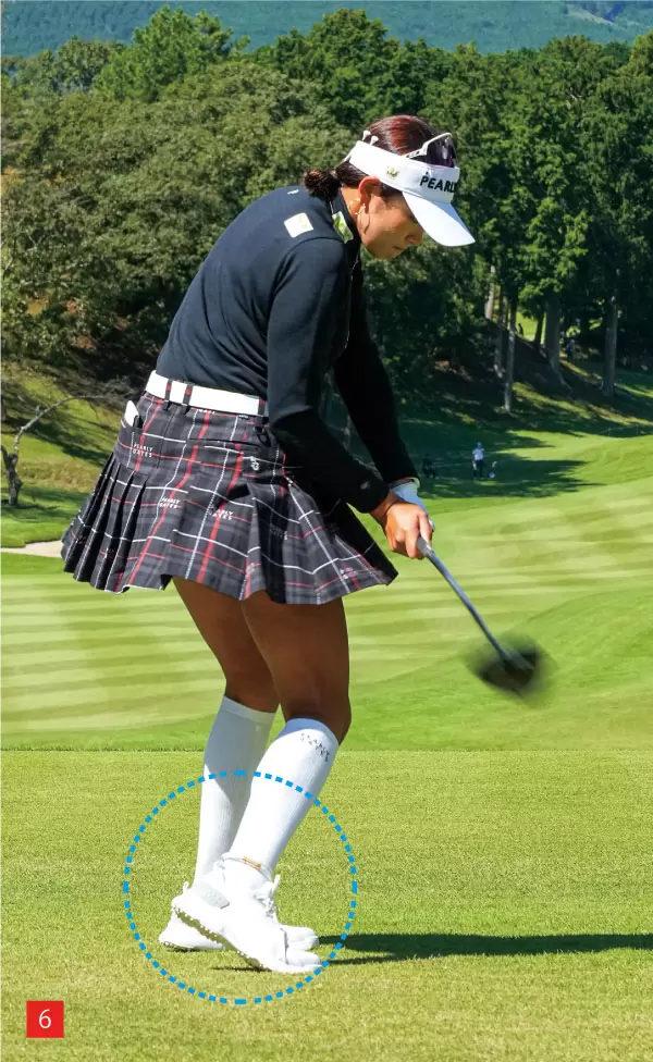 原 英莉花ダウンスイング