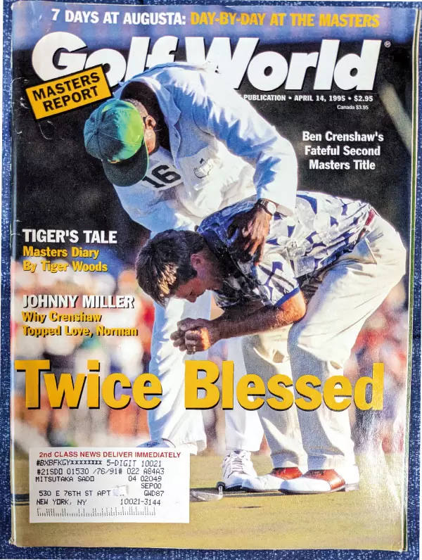 1995年米ゴルフワールド誌4月14日号。
