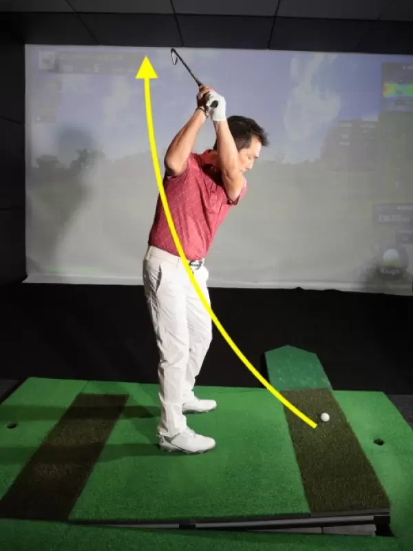 井上靖のスイング