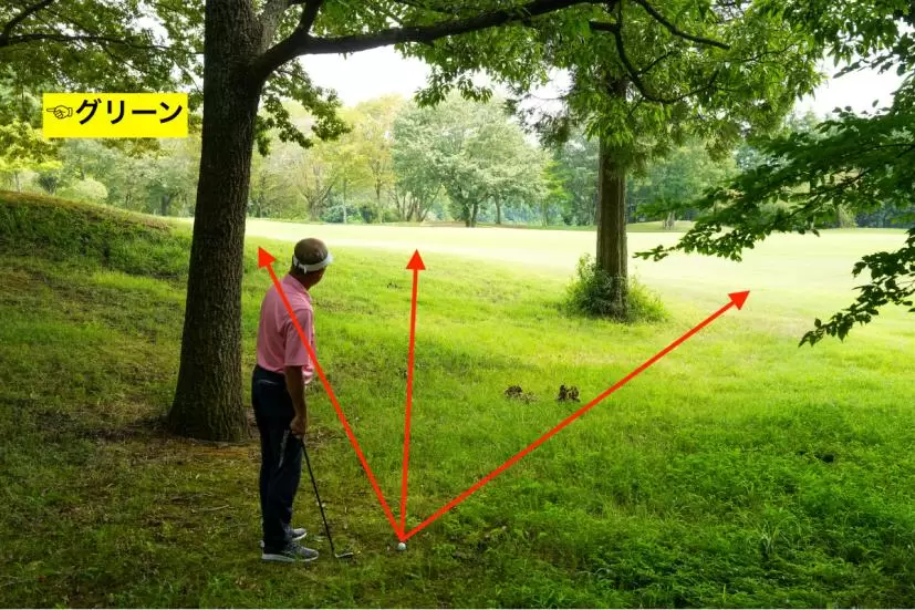 北野正之,ゴルフ場,林