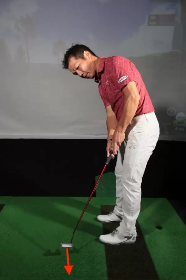 井上靖のパッティング