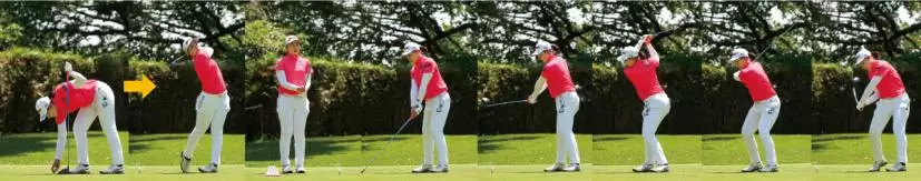 竹田麗央のスイング