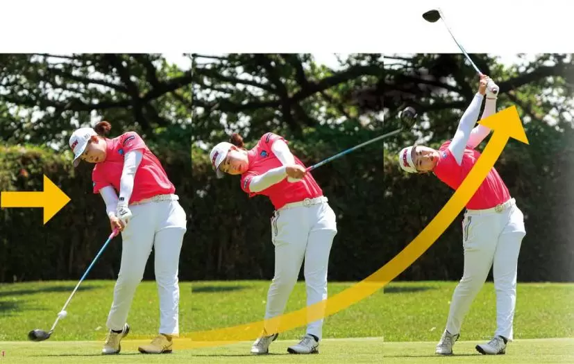 竹田麗央のスイング