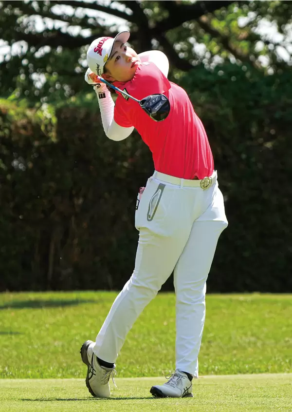 竹田麗央のスイング