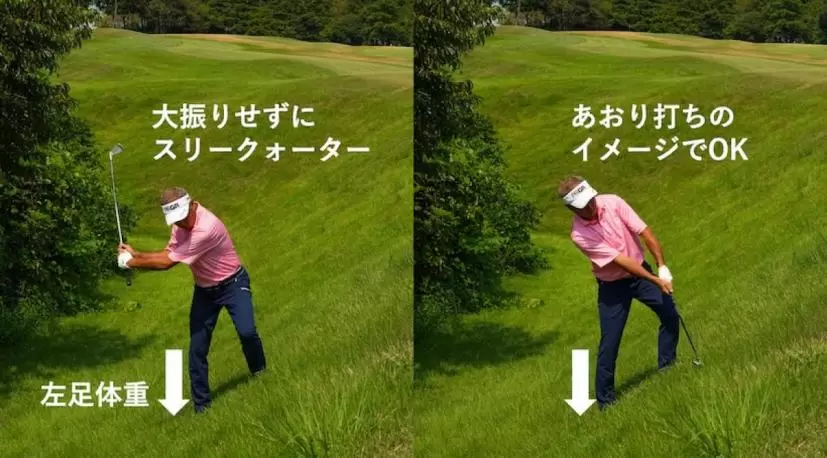 北野正之のスイング,スリークウォーター