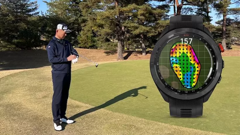 ガーミン,グリーン,ゴルフ場