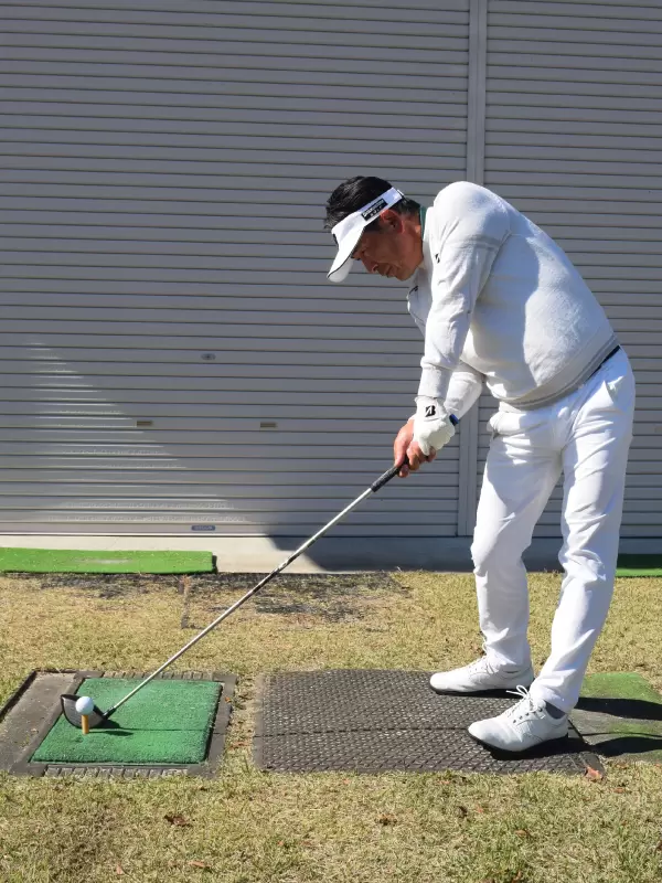 重田プロ,スイング