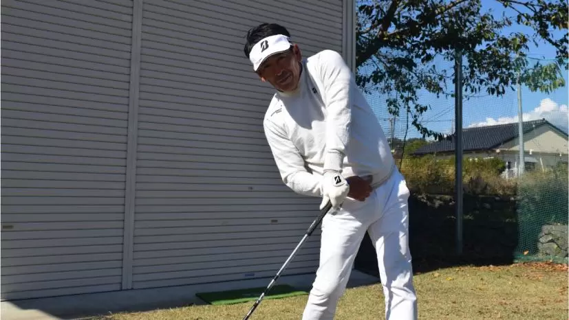 重田プロ,スイング