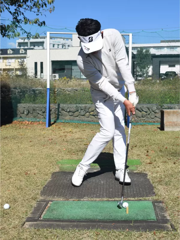 重田栄作,ダウンブロー,スイング