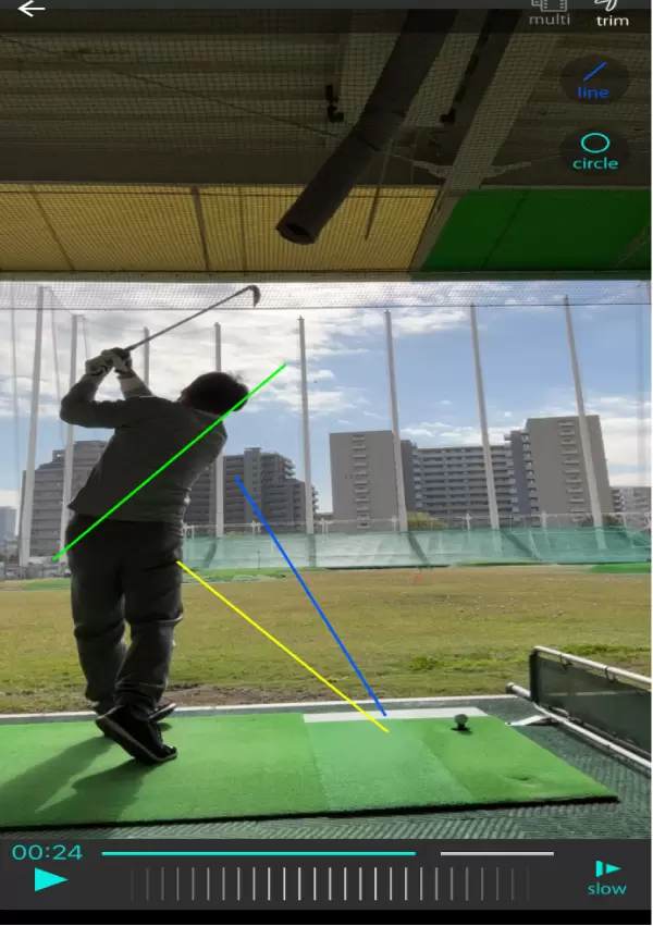 KiZuKi,スイング動画,スクリーンショット