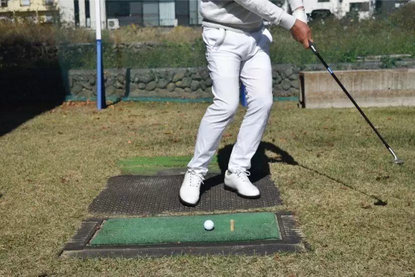 重田プロ,ロブショット練習