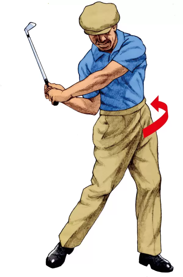 全身スイング画像