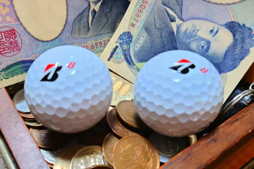 ゴルフボール,お金