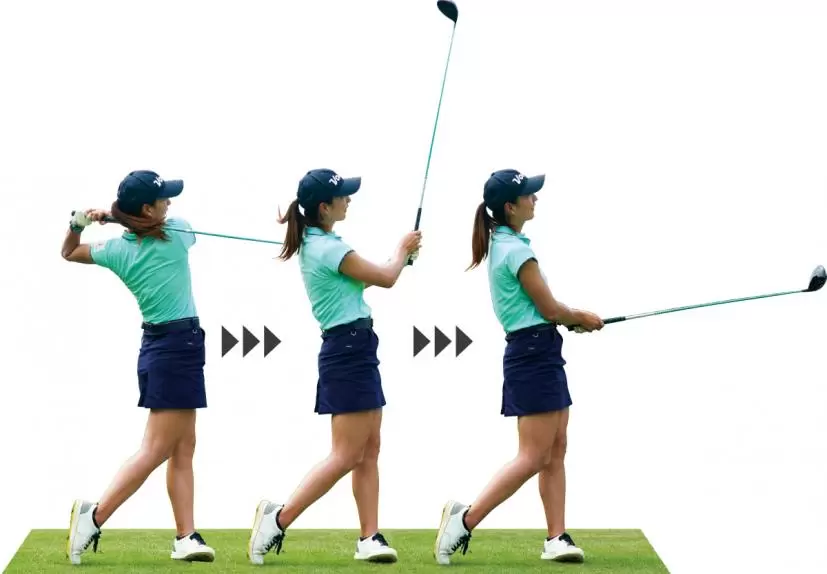 高島早百合のスイング