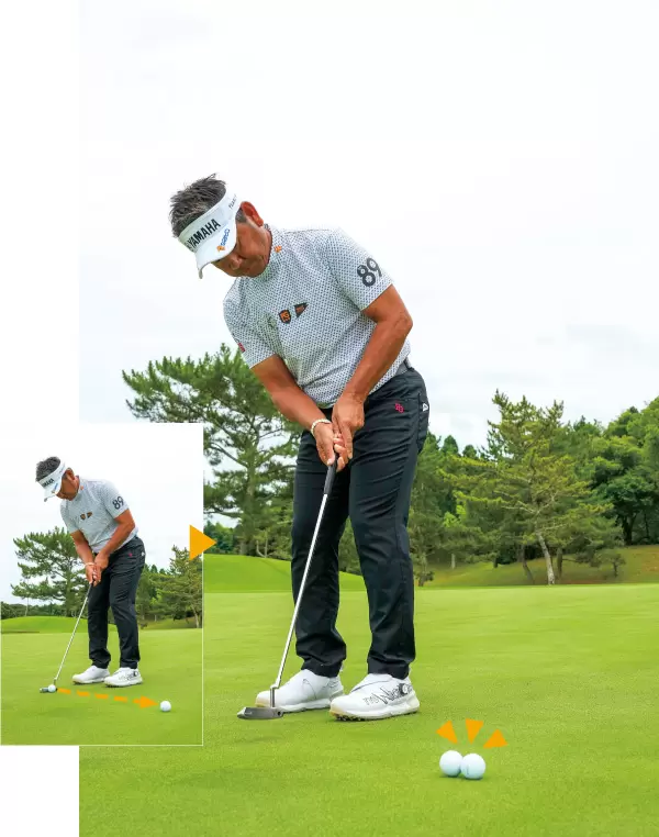 藤田寛之のパッティング