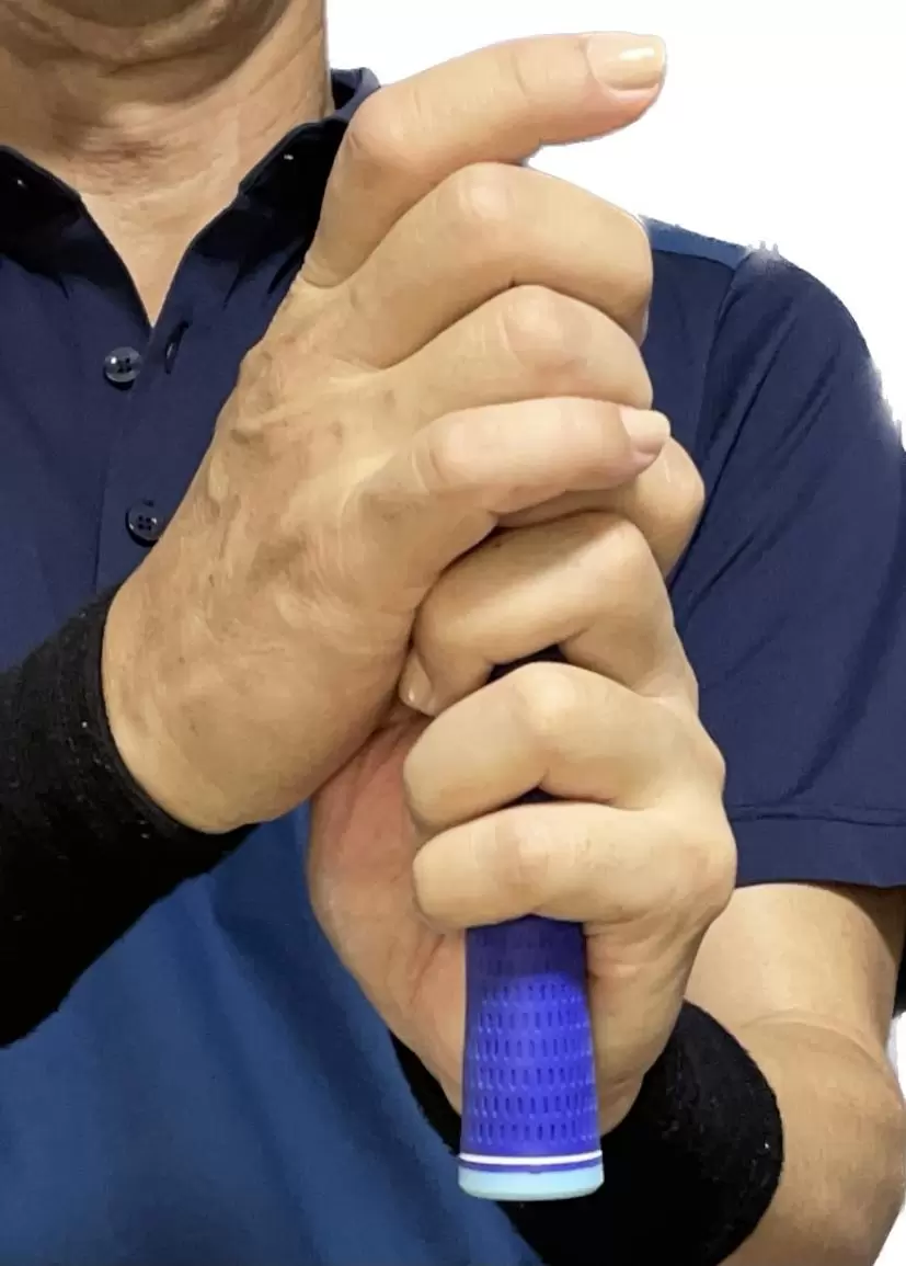 ゴルフ,ストロンググリップ,右手