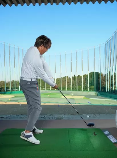 試打,ドライバー,練習場