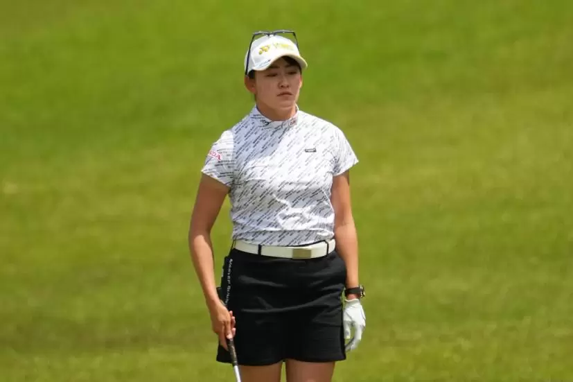 岩井千怜のドライバースイング