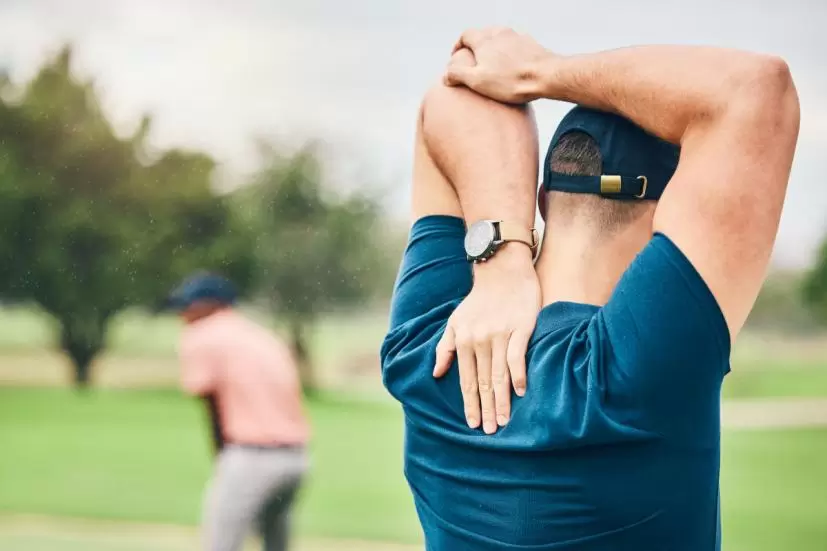 ゴルフストレッチ