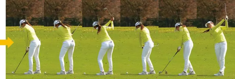 稲見萌寧のアイアン