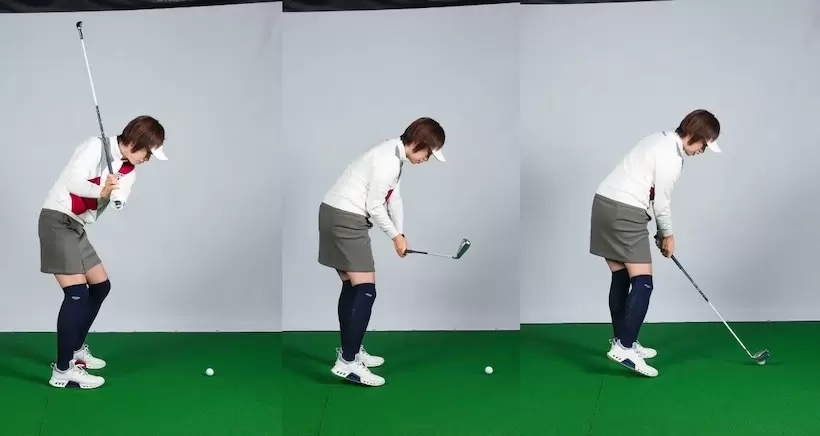 ダウンスイング,アウトサイドイン