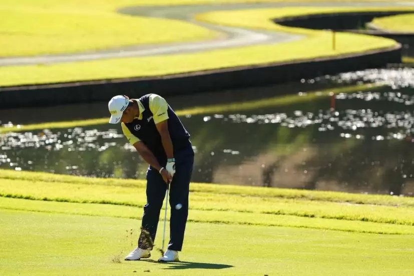 アイアン,インパクト,松山英樹