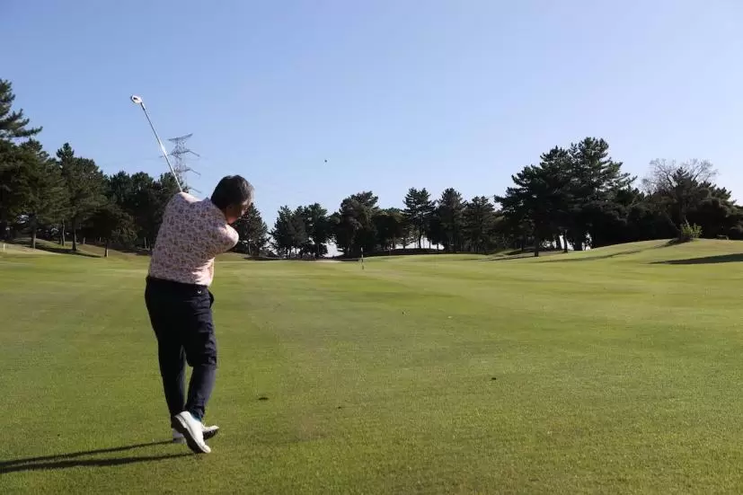 アイアン,フォロー,ゴルフ場