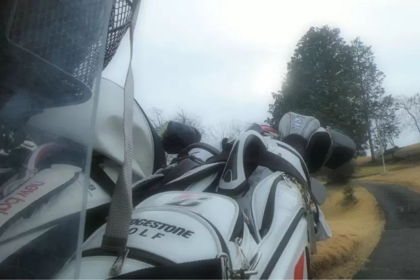 キャディバッグ,カート道