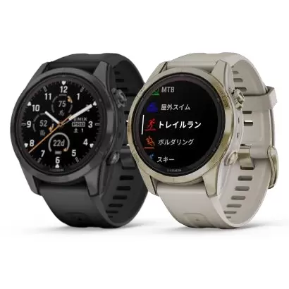 ■岩井姉妹着用モデル：『fēnix 7S Pro Sapphire Dual Power』