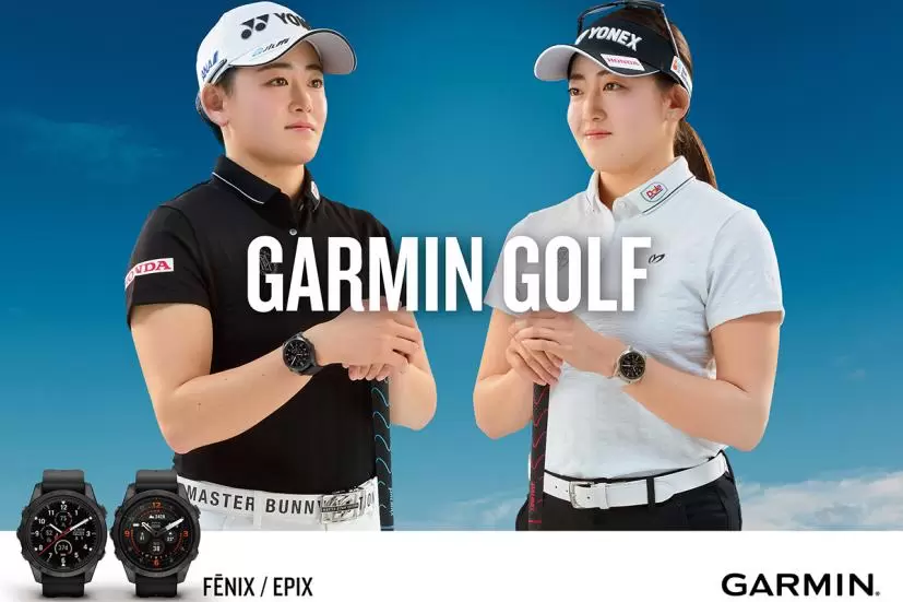 Garminアンバサダーに プロゴルファーの岩井明愛選手、岩井千怜選手が就任