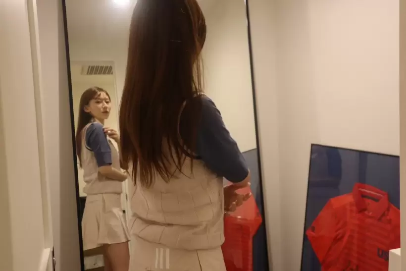 ゴルフウェア,アディダスウェア,ゴルフ女子