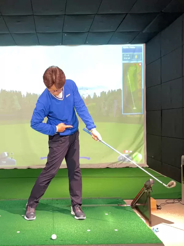 ウエートシフトを確実に行いましょう