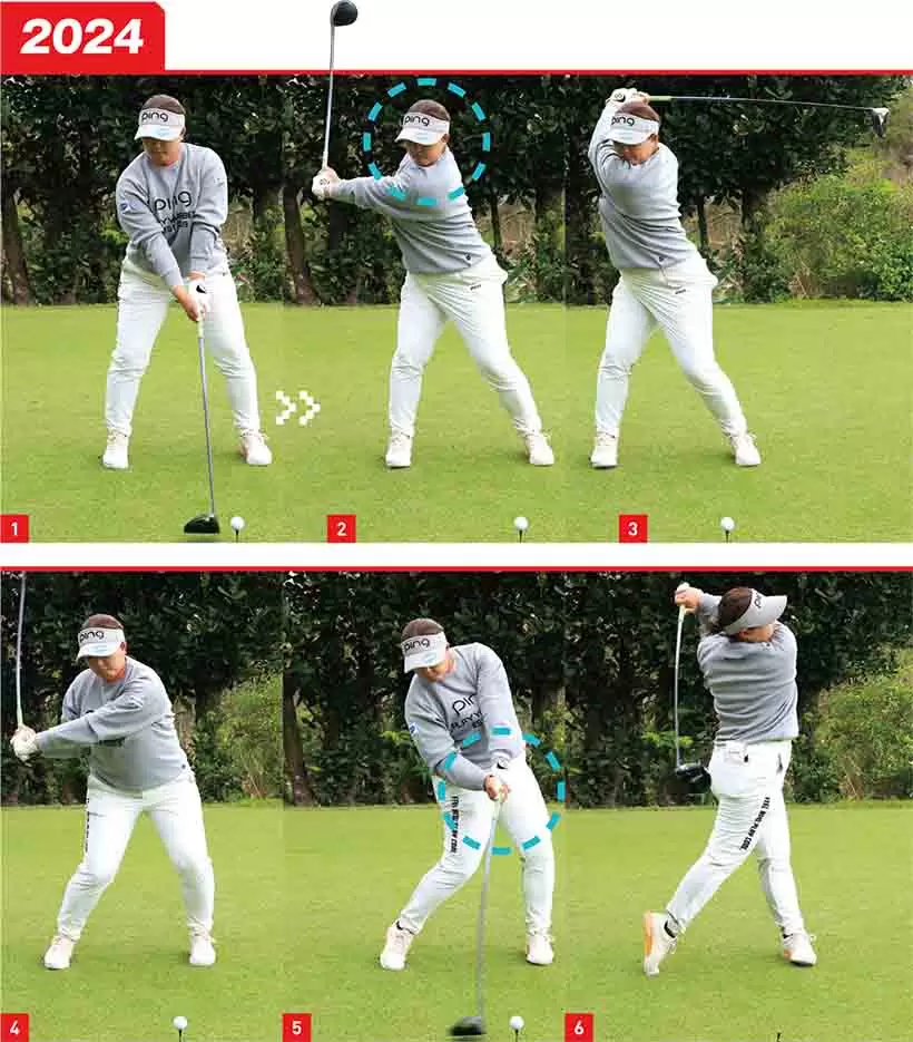 鈴木愛,スイング連続