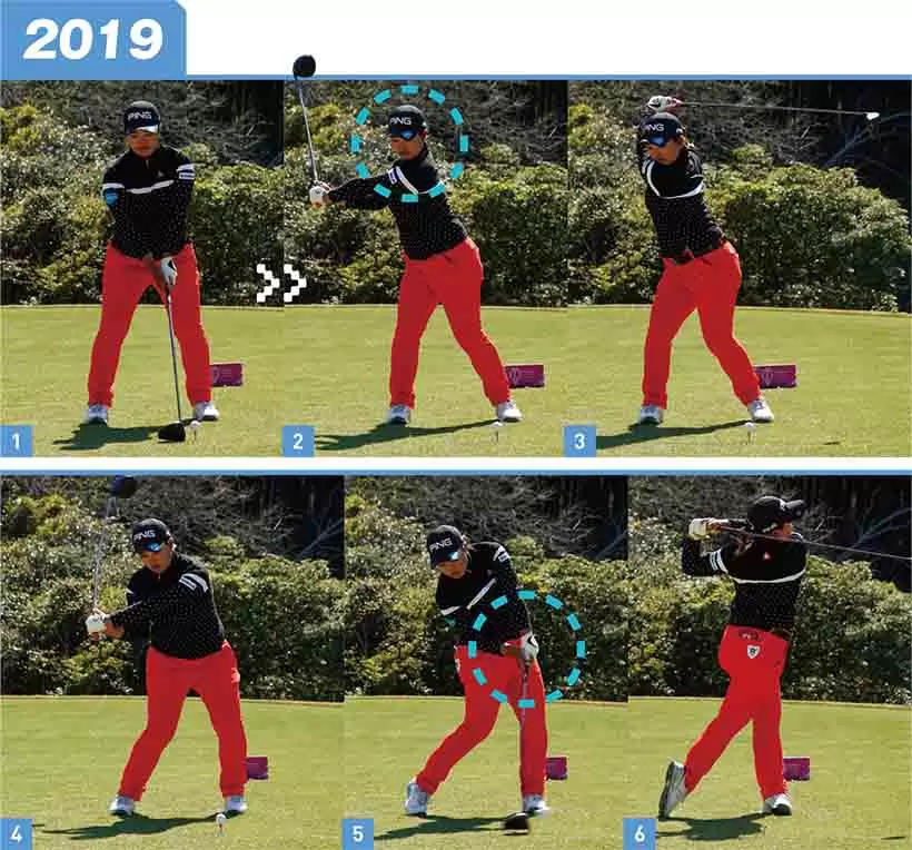 鈴木愛,スイング連続